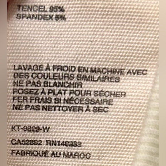 NWOT OAK + FORT Slim Cardigan (S) ; Cream/Light Yellow - Picture 2 of 2